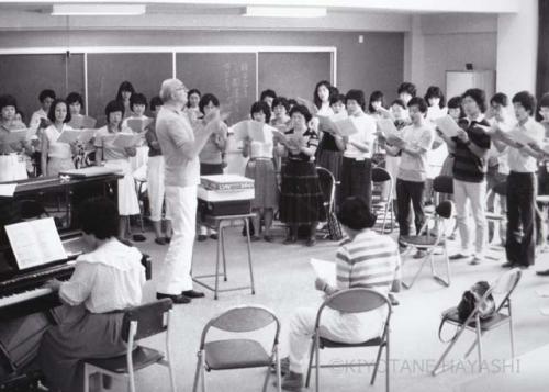 Helmut Winschermann and his students(1982)